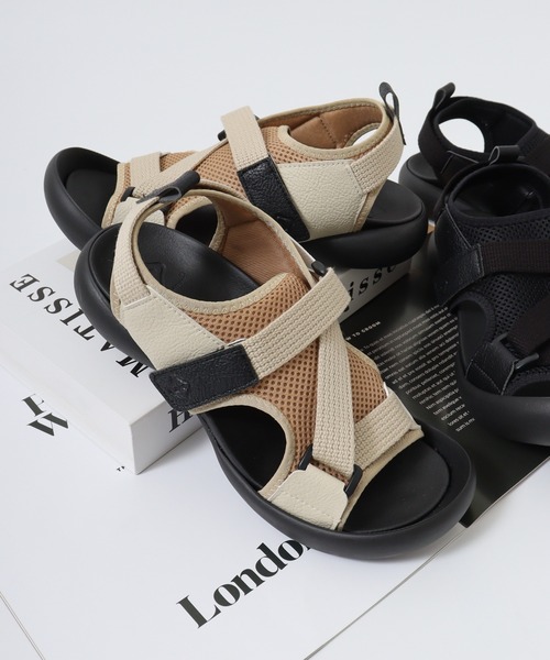 Re:getA サンダル RegettaCanoe CJFD5370 メッシュスポーツ