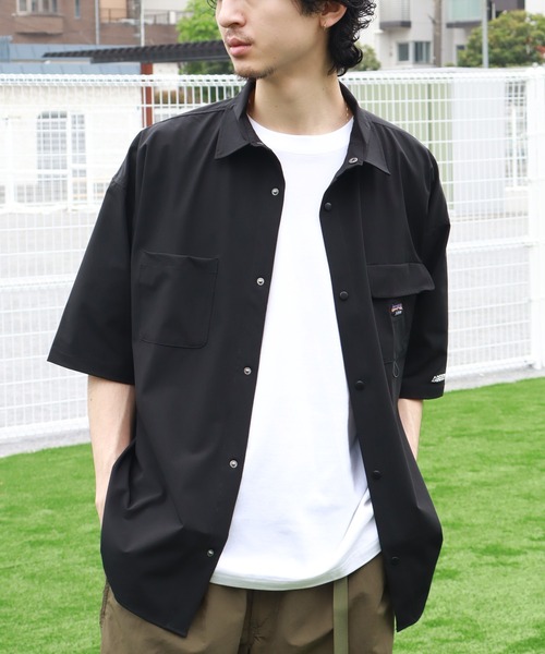 GERRY（ジェリー） シャツ 接触冷感 ナイロンタスラン 半袖シャツ