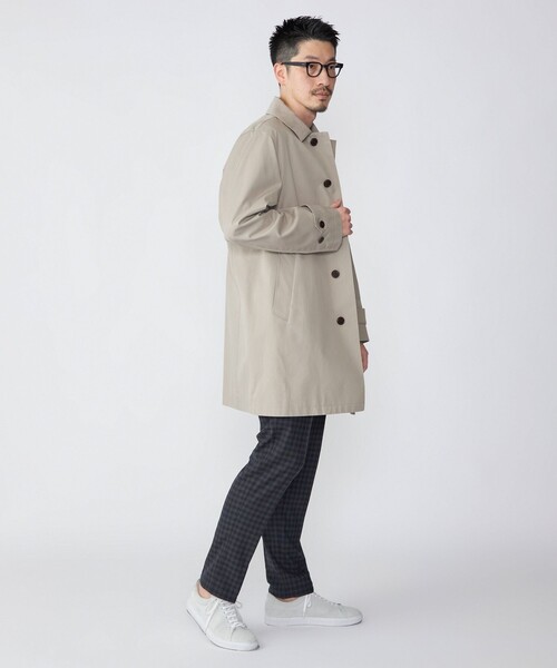 SHIPS シップス ステンカラーコート SHIPS ステンカラーコート コート Primary Navy Label