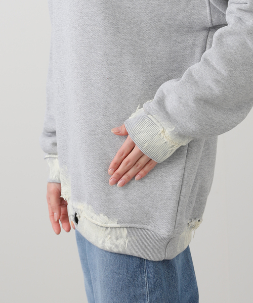CITYSHOP トレーナー スウェット STAY HUMAN ON EARTH DIRTY