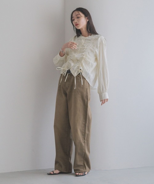 LOWRYS FARM（ローリーズファーム） ワイドパンツ ジーンズ デニム