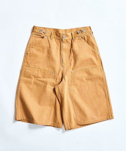 BLESS Ü ダックウォッシュダブルニーショーツ BLESS Ü ダックウォッシュダブルニーショーツ BU wash buggy
