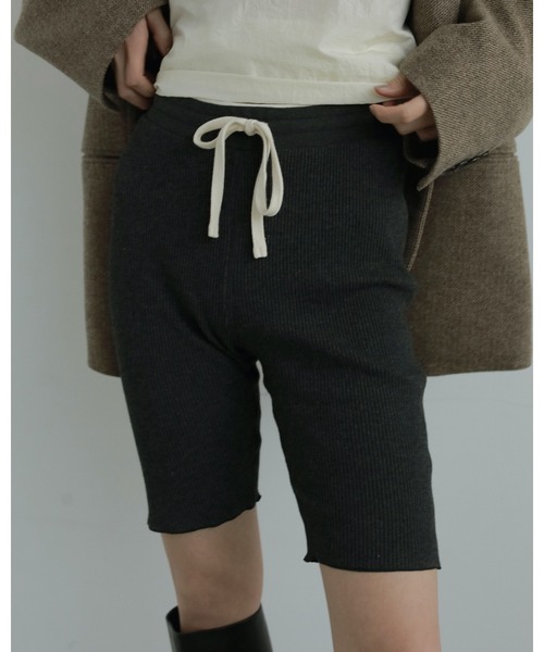 anuke（アンヌーク） ジーンズ デニム デニムパンツ Rib Biker Pants
