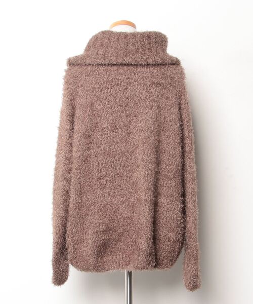 「LEPSIM」 タートルネックニット M ブラウン レディース_画像2