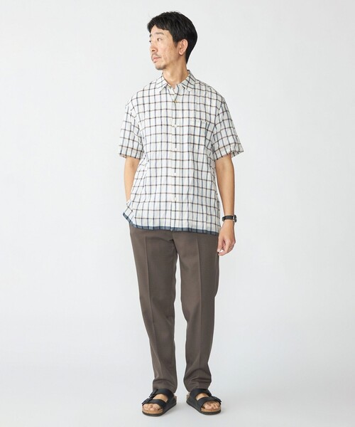 シップス（SHIPS）/SHIPS: インディア レギュラーカラー ショートスリーブ シャツ SHIPS（シップス） シャツ SHIPS: インディア レギュラーカラー