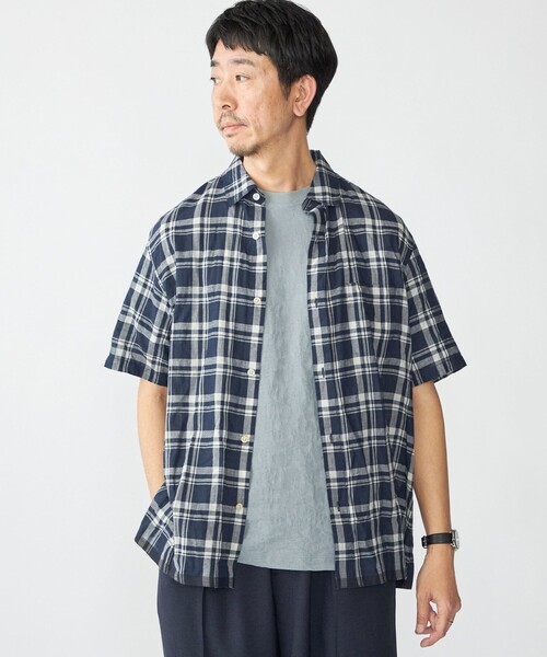 SHIPS シャツ SHIPS: インディア レギュラーカラー ショート