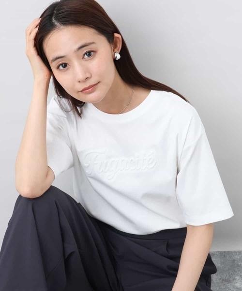 MK MICHEL  / エムケーミッシェルクラン リラックスシルエット ロゴTシャツ/接触冷感/洗える MK MICHEL KLEIN tシャツ リラックスシルエット ロゴTシャツ