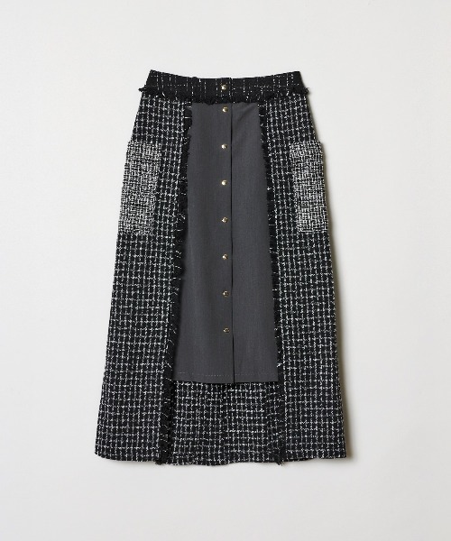 「REDYAZEL」 スカート MEDIUM グレー レディース_画像3