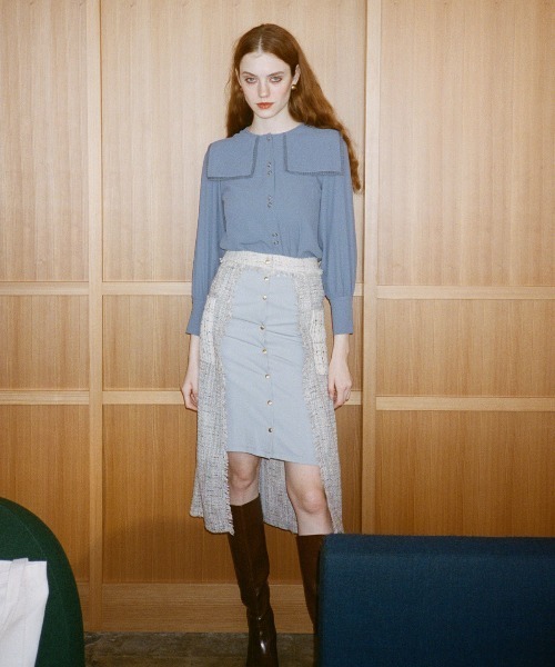 「REDYAZEL」 スカート MEDIUM グレー レディース_画像6