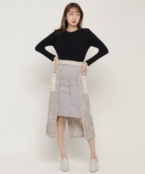 「REDYAZEL」 スカート MEDIUM グレー レディース_画像9