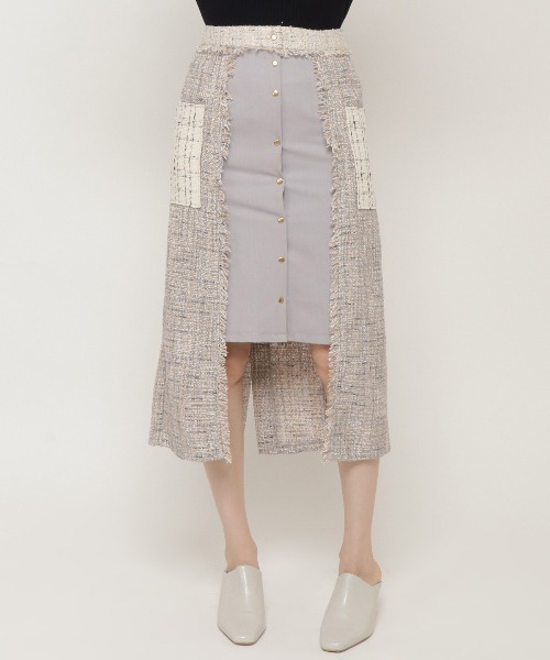 「REDYAZEL」 スカート MEDIUM グレー レディース_画像10