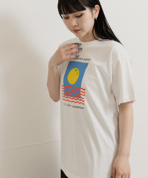 THE GOODLAND MARKET tシャツ ザ グッドランド マーケット ORANGE