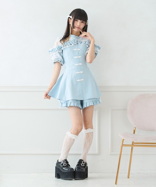 Pal elfy ワンピース 半袖 チャイナ風コンビネゾン : ZOZOTOWN Yahoo