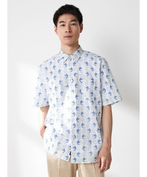 McGREGOR（マックレガー） シャツ リゾート柄シャツ（カジキ） メンズ