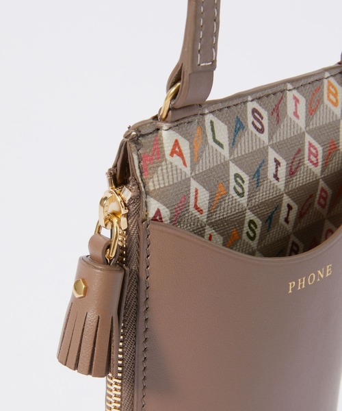 ショルダーバッグ バッグ ANYA HINDMARCH I AM A PLASTIC アニヤハインドマーチ  フォンケース レディースの画像