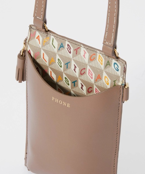 ショルダーバッグ バッグ ANYA HINDMARCH I AM A PLASTIC アニヤハインドマーチ  フォンケース レディースの画像