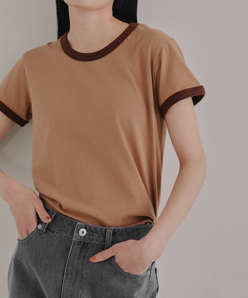 tシャツ リンガーTEE レディース