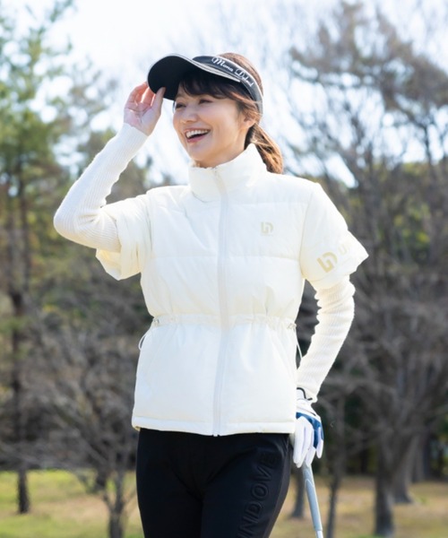 UNDOVE コート アウター UNDOVEgolf「三枝こころコラボ」袖取り外し