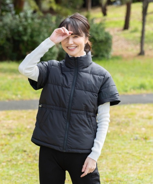 UNDOVE コート アウター UNDOVEgolf「三枝こころコラボ」袖取り外し