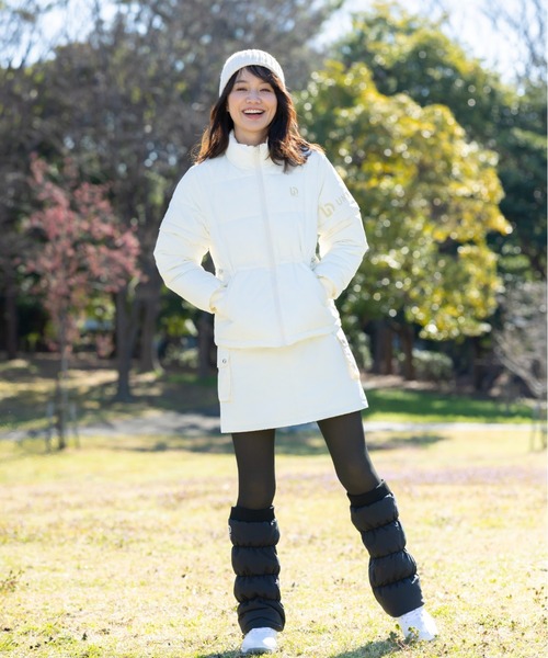 Malbon レディース ゴルフウェア 秋冬 上下2点セット ホワイト 限定☘️ Malbon レディース ゴルフウェア 秋冬 上下2点セット ホワイト 限定