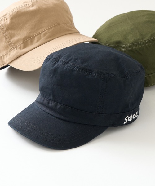 Schott N.Y.C 「schott」 キャップ 59 ブラック メンズ