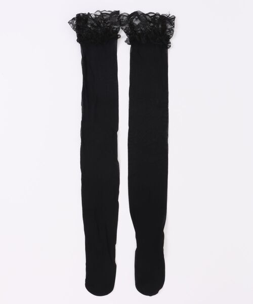 Port（ポート） 靴下 「 」 レース シアー ニーハイソックス