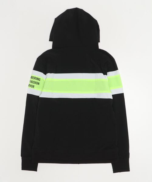 adamsJUGGLER ジップパーカー M adamsJUGGLER｜Retro Engine/(M)RTEG/NEON TAPE ZIP HOODIE
