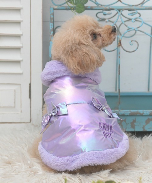 ANNA SUI（アナスイ） 犬 服 ANNA SUI/リボン付きリアルダウンベスト