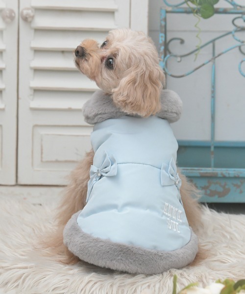 ANNA SUI（アナスイ） 犬 服 ANNA SUI/リボン付きリアルダウンベスト