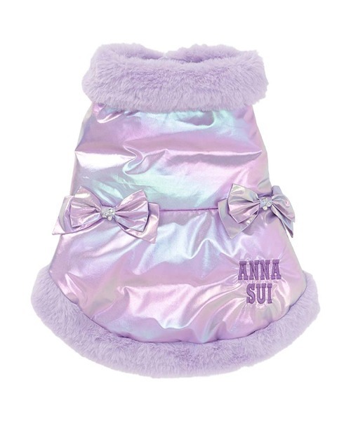 ANNA SUI（アナスイ） 犬 服 ANNA SUI/リボン付きリアルダウンベスト