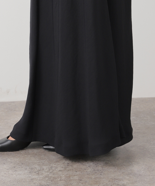 TOGA PULLA / 長袖ワンピース/38/レーヨン/ブラック/TP22-XH204/22AW TOGA PULLA（トーガ プルラ） ワンピース TOGA PULLA Acetate twill