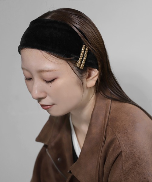 ベロアリボンリバーシブルターバン ANEMONE ヘアバンド ベロアターバン : ZOZOTOWN Yahoo!店 - 通販