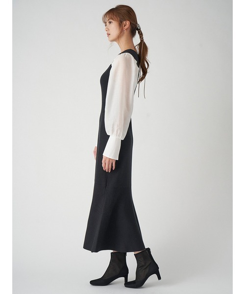 SNIDEL（スナイデル） ニットワンピース FREE ブラック レディース  