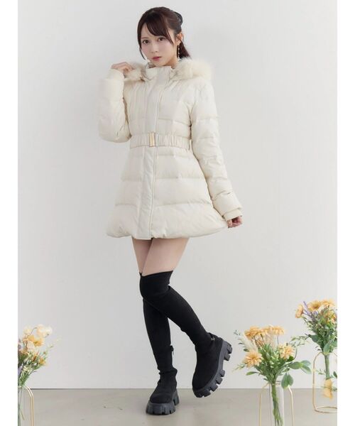 EATME（イートミー） ダウンコート ダウンジャケット フェイクファー