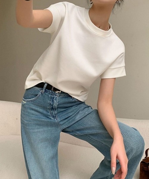 「TONE SELECT GOODS」 半袖Tシャツ FREE ベージュ レディース_画像3