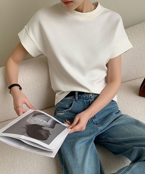 「TONE SELECT GOODS」 半袖Tシャツ FREE ベージュ レディース_画像4