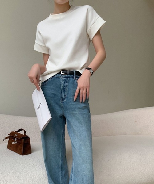 「TONE SELECT GOODS」 半袖Tシャツ FREE ベージュ レディース_画像7