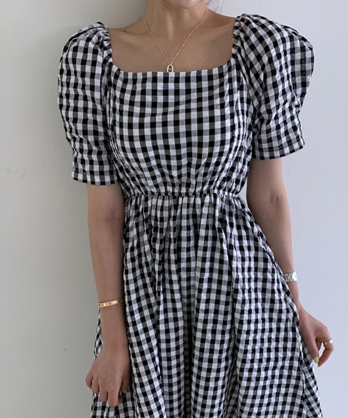 「ROOPTOKYO」 半袖ワンピース FREE ブラック レディース_画像3