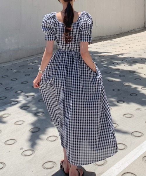 「ROOPTOKYO」 半袖ワンピース FREE ブラック レディース_画像4