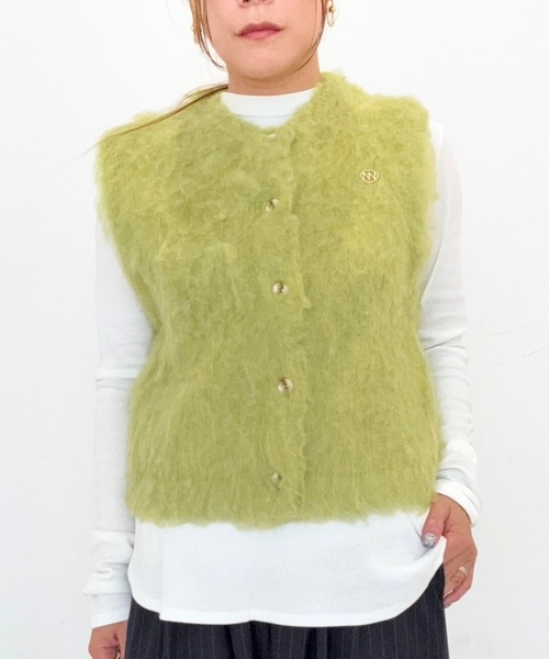 YENN ベスト ジレ YENN（イエン）FLUFFY VEST /Y253-91095 レディース 