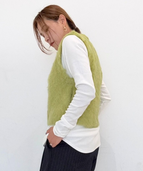 YENN ベスト ジレ YENN（イエン）FLUFFY VEST /Y253-91095 レディース 