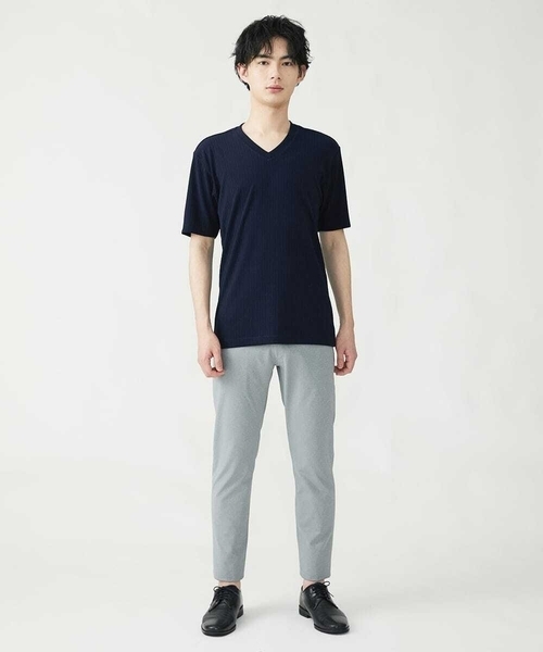 「MK MICHEL KLEIN HOMME 」 半袖Tシャツ 48 ネイビー メンズ_画像2