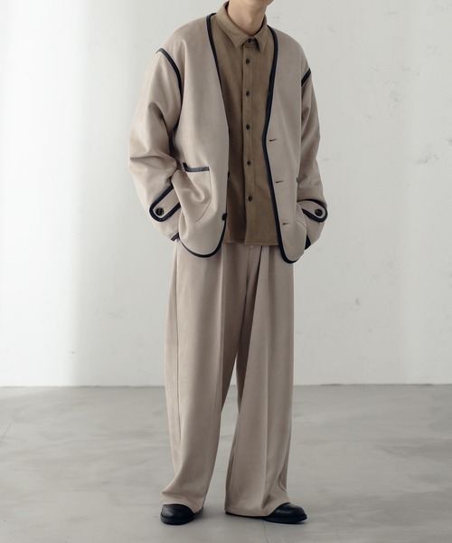 「epnok」 ジャケット LARGE チャコールグレー メンズ_画像2