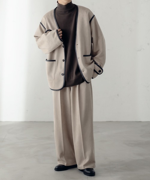 「epnok」 ジャケット LARGE チャコールグレー メンズ_画像5