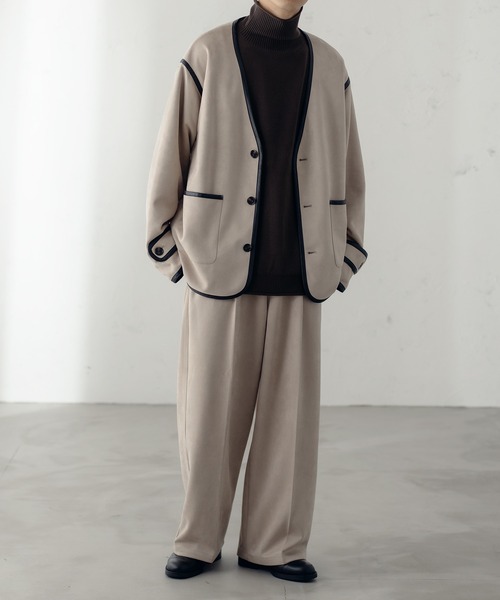 「epnok」 ジャケット LARGE チャコールグレー メンズ_画像6