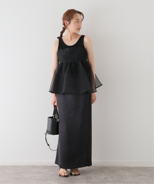 「U by SPICK&SPAN」 キャミソールブラウス FREE ブラック レディース_画像6