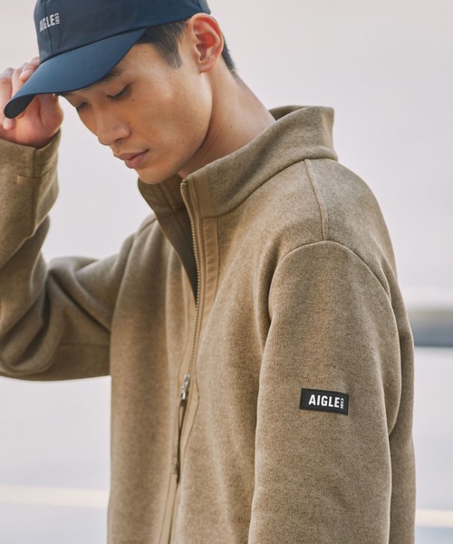 AIGLE ブルゾン アウター ポーラテック フルジップフリース