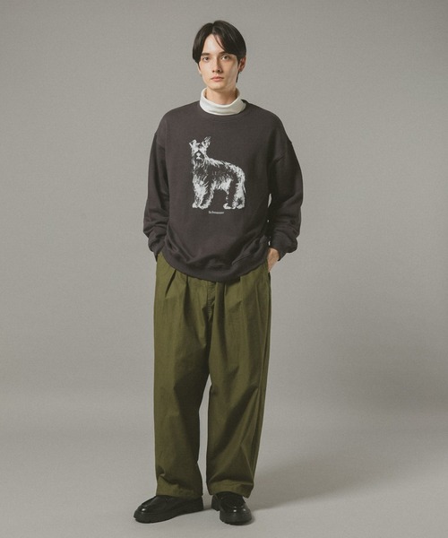 argue プリントスウェット　サイズ② RAGEBLUE（レイジブルー） トレーナー スウェット アニマルプリント