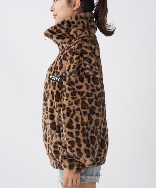 【ichimaruyon❗】ALDIES（ヒョウ柄 パイソン柄）2枚まとめ RUSTY（ラスティ） ブルゾン アウター 「RUSTY/ラスティー」レディース