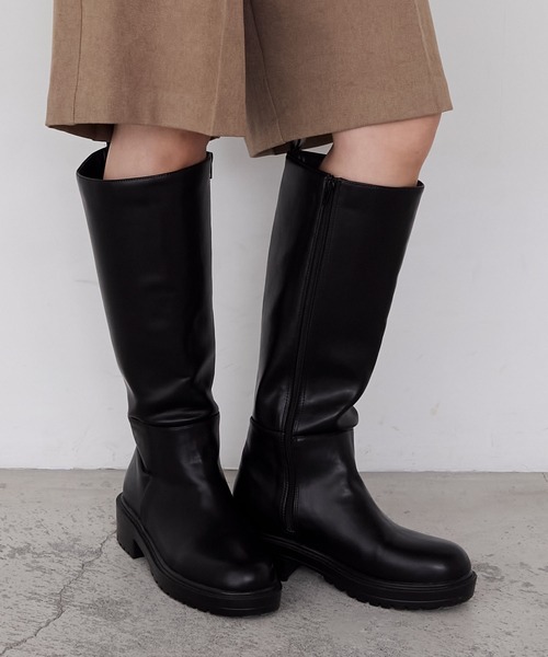 forksy.（フォルクシー） ブーツ 「forksy.」ボリュームソールロング